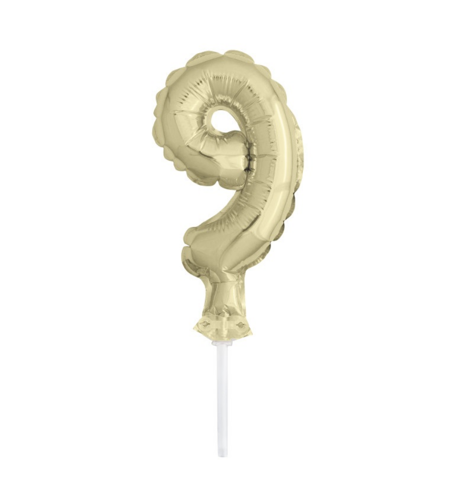 Álblaðra - Kökutoppur - 13 cm - Gyllt