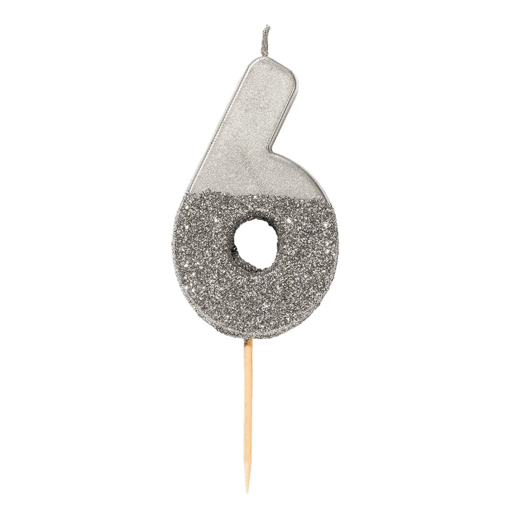 Númerakerti - Glimmer - We ❤ Birthdays - Silfur