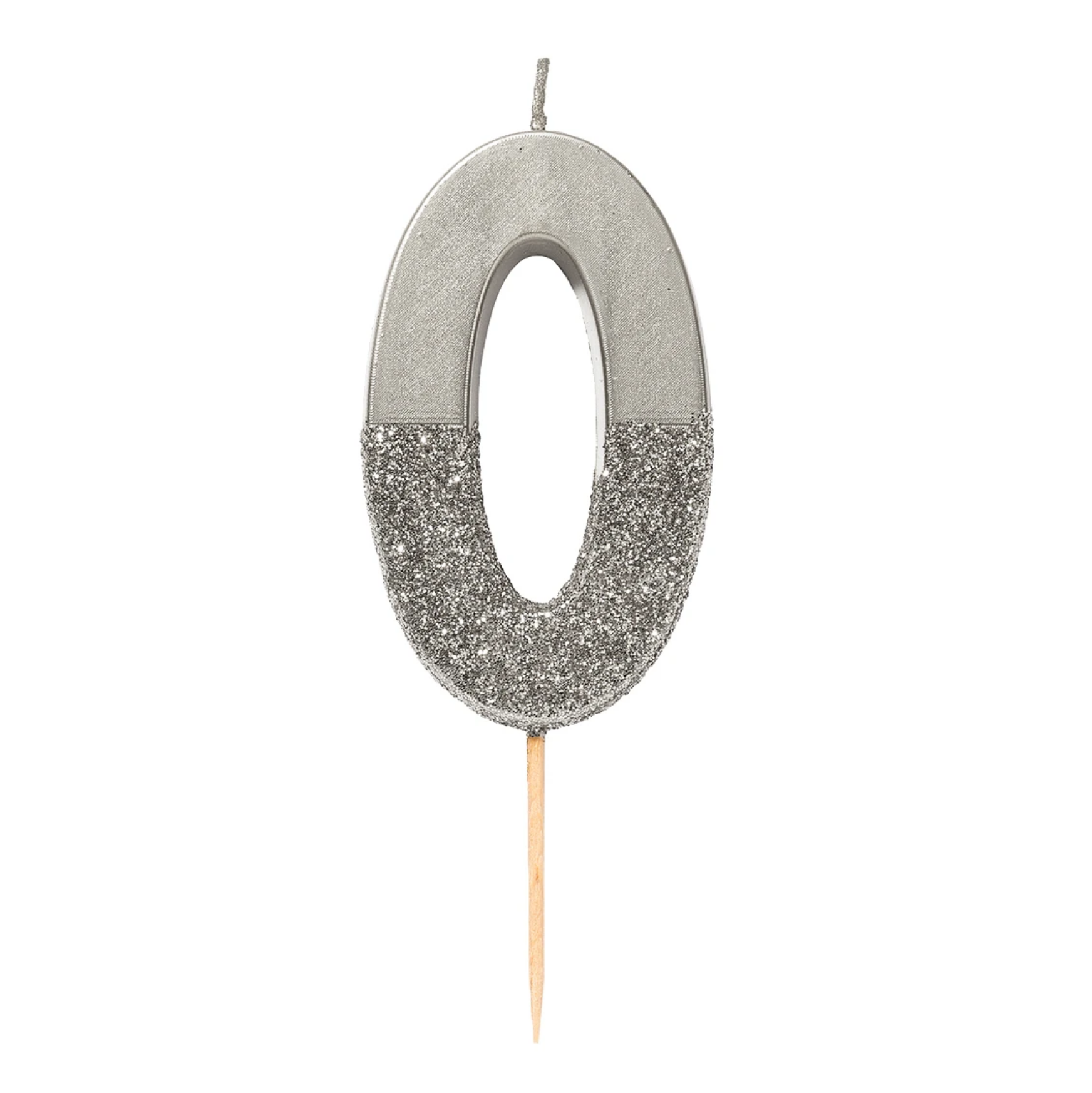 Númerakerti - Glimmer - We ❤ Birthdays - Silfur