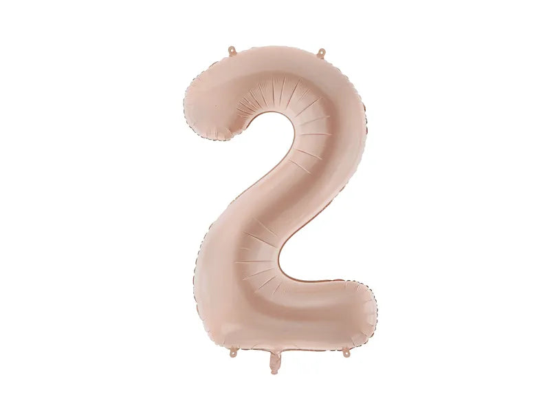 Álblaðra - Tölustafur - 86 cm - Dökk kremlituð