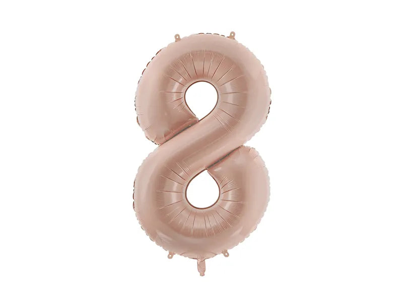 Álblaðra - Tölustafur - 86 cm - Dökk kremlituð