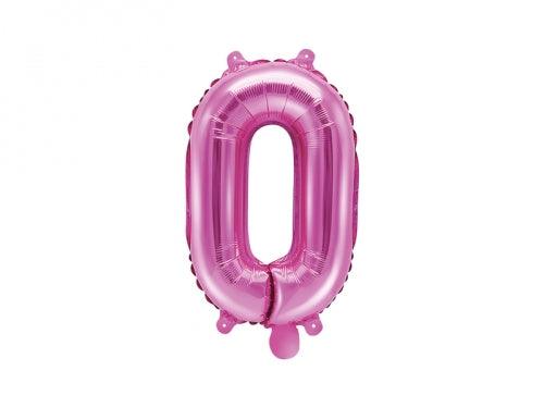 Álblaðra - Tölustafur - 35 cm - Bleik