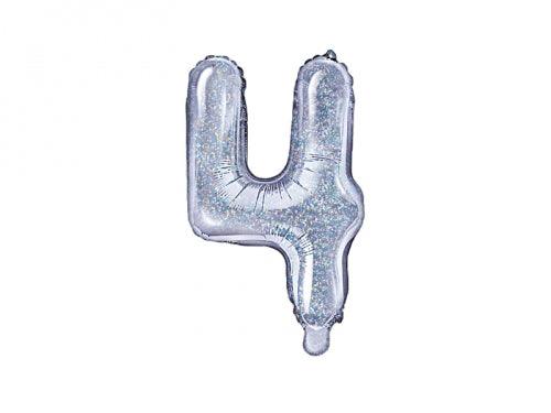 Álblaðra - Tölustafur - 35 cm - Holographic