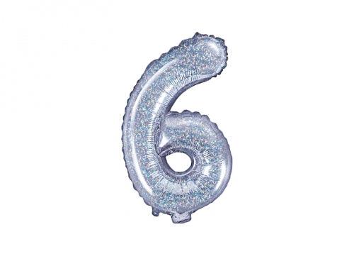 Álblaðra - Tölustafur - 35 cm - Holographic